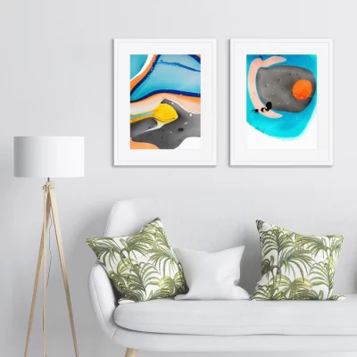 Диптих The Paint Composition 42X52 / 42X52 CM 4