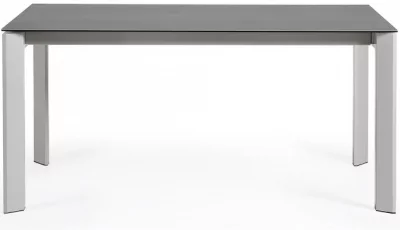 Раздвижной стол Atta 160-220X90X76 серые ножки серая керамическая столешница 3