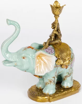 Подсвечник Elephant and Monkey 22X9X23 CM 4
