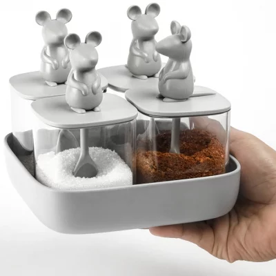 Набор банок Lucky Mouse Seasoning 250 ml 4