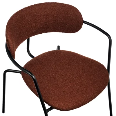 Комплект из 2 стульев Ant букле терракотовый 56X55X75 CM 6