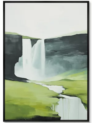 Набор из двух постеров на холсте Milky Rivers 75X105 / 75X105 CM 3