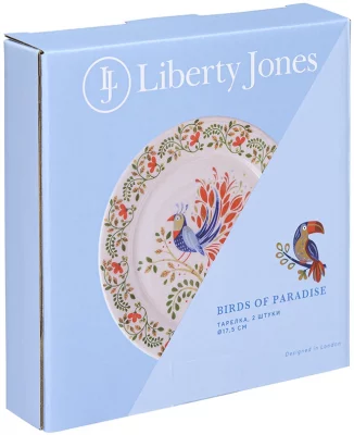 Набор из двух тарелок Birds of Paradise Ø18 CM 7