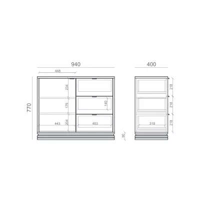 Комод TLD029 8