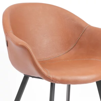 Стул Бордо светло-коричневая экокожа 67X61X79 CM 6