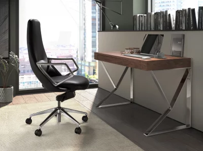 Офисное поворотное кресло из экокожи Raimundo 57X68X113 CM 6
