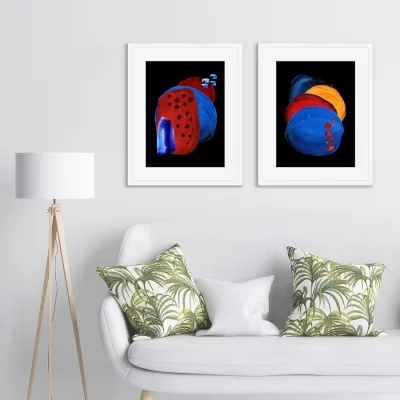 Набор из двух постеров Forms and colors 42X52 / 42X52 CM 4
