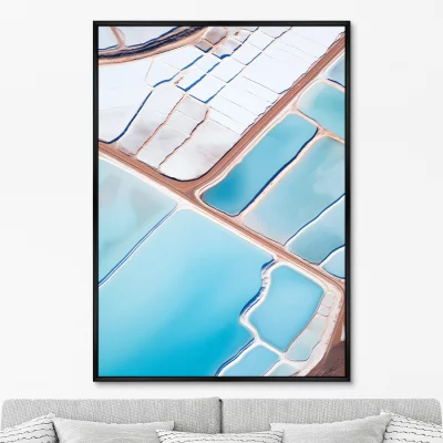 Постер на холсте Salt lakes 75X105 CM 6