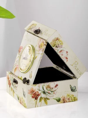 Часы в шкатулке 15X16X10 CM 6