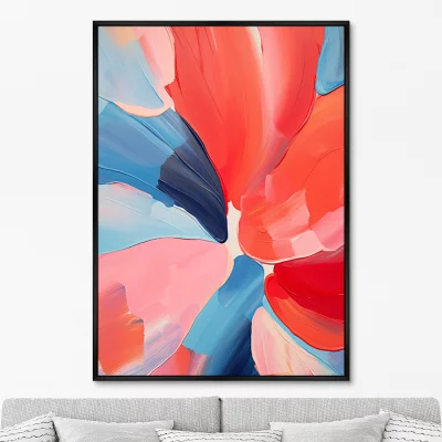 Постер на холсте The blooming flowers 75X105 CM 6