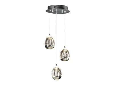 Подвесной светодиодный светильник Rocio LED 3L хром 25X75 CM 3