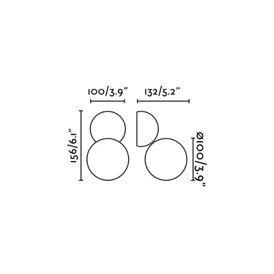 Бра Joy белое 10X13.2X15.6 CM 5
