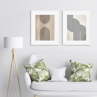 Диптих The Play of Forms No3 42X52 / 42X52 CM 4