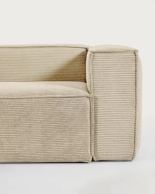 3-местный диван Blok из натурального толстого вельвета 240X100X69 CM 4