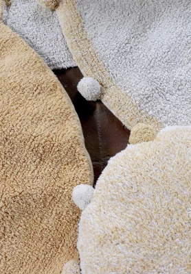 Круглый хлопковый ковёр Bubbly  Ø120 CM 5