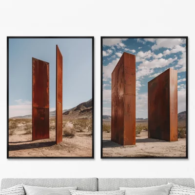 Набор из двух постеров на холсте Proto Forms 75X105 / 75X105 CM 8