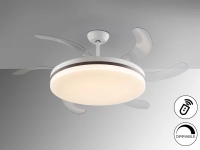 Потолочный вентилятор со светодиодной подсветкой Vento Maxi 80X55 CM 6