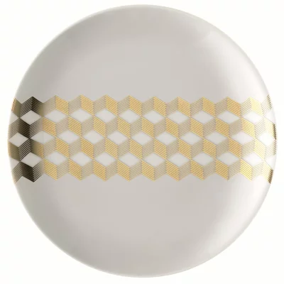 Набор из 4 блюдец Signature Chevron Ø16 CM 8