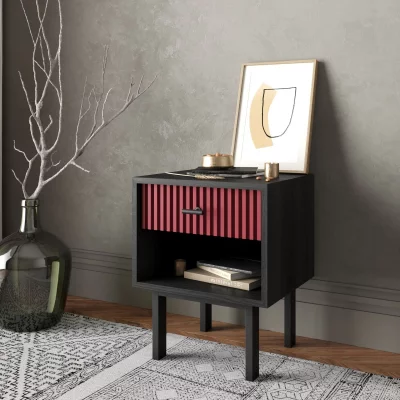 Тумбочка прикроватная Emerson 40X35X55 CM Red 3