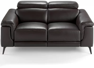 Кожаный расслабляющий диван 175X103X99 CM тёмно коричневый 5