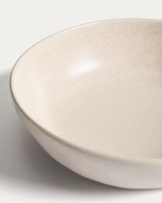 Бежевая керамическая суповая миска Sermin 21.7X21.7X6 CM 3
