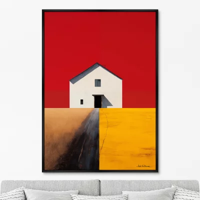Репродукция картины на холсте Fields 75X105 CM 6