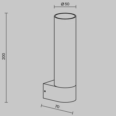 Уличный светильник Tube 5X7X20 CM 8