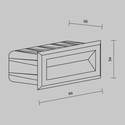 Подсветка для лестниц Боска 8.4X5.4X6.5 CM 3