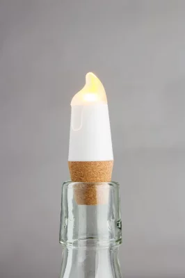 Пробка для бутылки bottlelight с подсветкой и usb 6