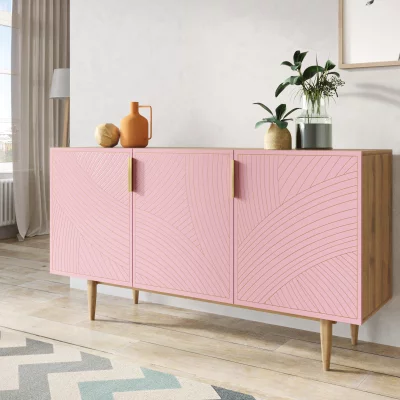 Комод Line 150X45X90 CM pink 3