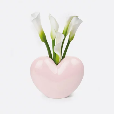 Ваза для цветов love, 15,5 см, светло-розовая 5