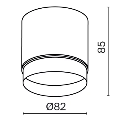 Потолочный накладной светильник Полярный 8X8X8.5 CM 3