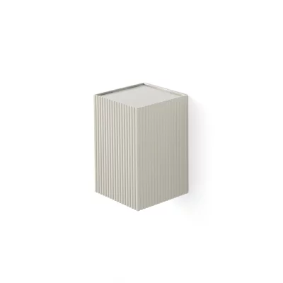 Квадратный настенный светильник LUNE с рифлением 1xGU10 10X8X6.5 CM 3