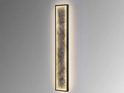 Настенный светодиодный светильник Stone CCT черный 100X15X6 CM 15