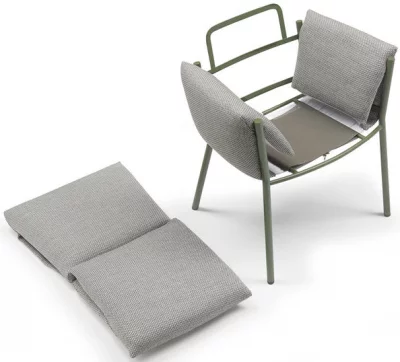 Стул c подушками Brezza 62X55X79 CM 4