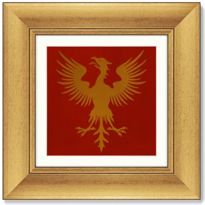 Диптих Seamless pattern featuring griffin 36X36 / 36X36 CM 3