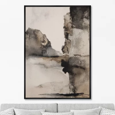 Репродукция картины на холсте The Cliff 75X105 CM 6