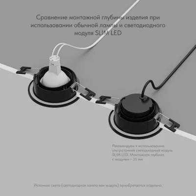 Встраиваемый точечный влагозащищенный светильник Port 9X9X4 CM 5