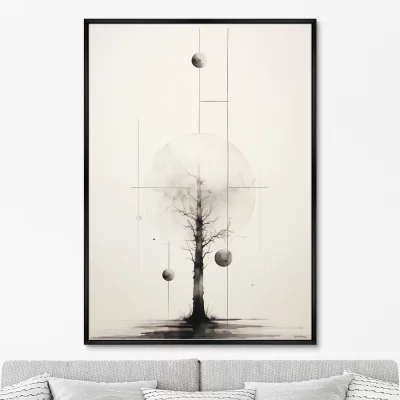 Постер на холсте Conversacion con el espacio 75X105 CM 6