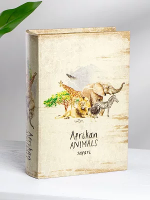 Шкатулка в виде книги Animals 19X7X27 CM 7
