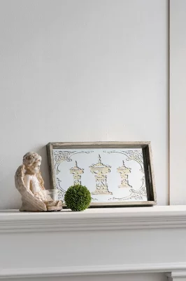 Комплект из двух декоративных подносов Konrad 43X27X5 / 40X24X5 CM 9