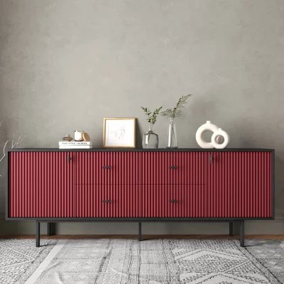 Комод Emerson 190X45X70 CM Red 4