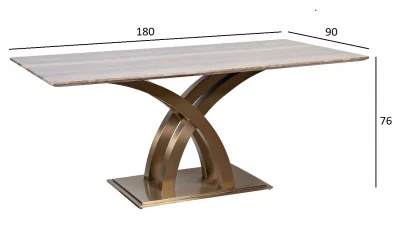 Стол обеденный Annasole 180X90X76 CM 7