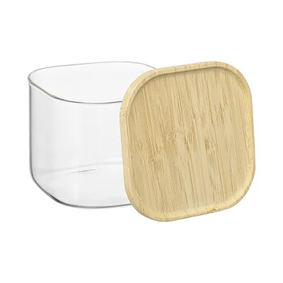 Банка для хранения квадратная glass bamboo, 600 мл 6
