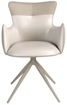 Поворотный стул из экокожи Alfonso 59X63X86 CM 5