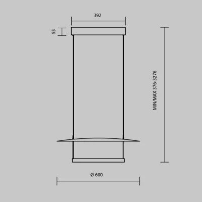 Подвесной светильник Atmosfera 600X3346 CM 8
