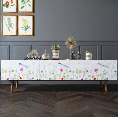 Комод под телевизор Berber 180X45X50 CM 4
