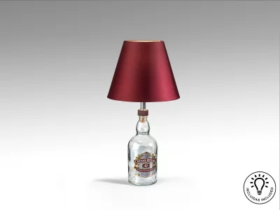 Настольная лампа Liquor Dessert Kit с гранатовым абажуром 22X22X21 CM 7