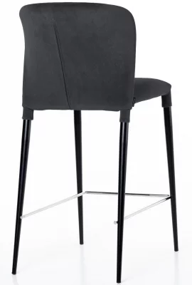 Стул полубарный Albert 44X55X99 CM антрацит 5