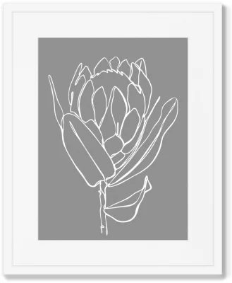 Диптих Minimalistic flower Couple 42X52 / 42X52 CM 3